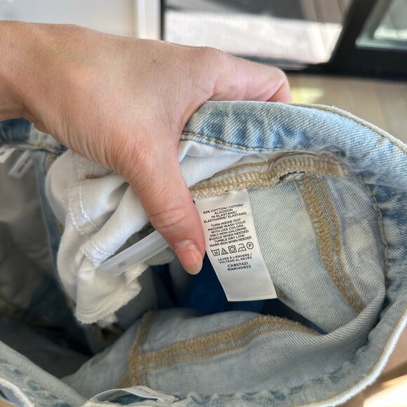 Loft High Rise Kick Crop Light Wash Jeans Blue 28 - Picture 7 of 11